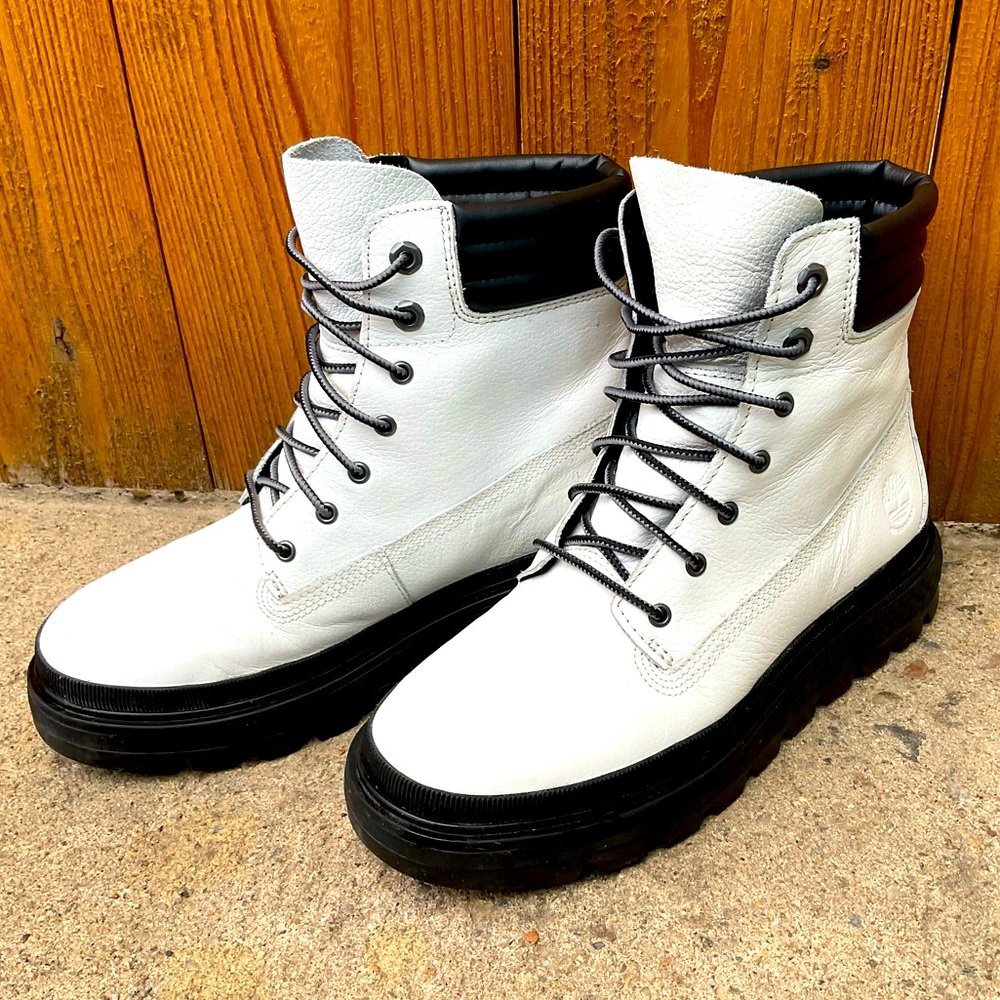 Timberland Greenstride Ray City Waterproof Boots - Size 6 - White